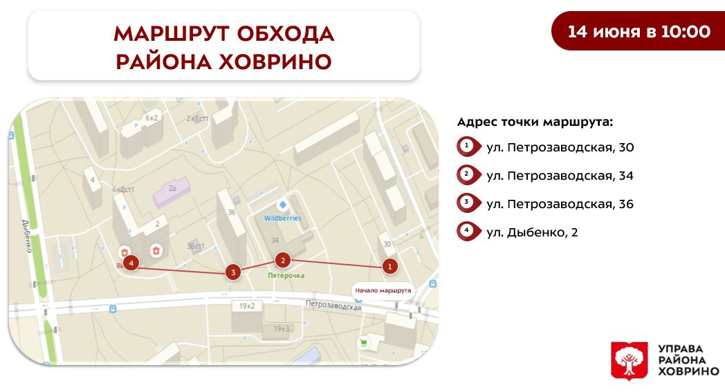 Субботний обход главы управы 14.06.2025