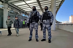 Росгвардия обеспечила безопасность матча МФЛ в Москве